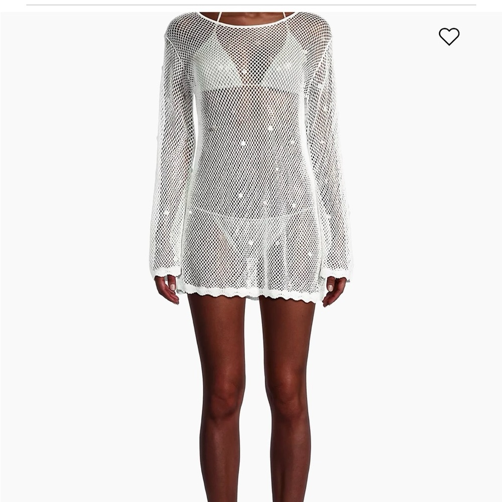 Cinq a sept Greer Mesh Knit Sequin Tunic